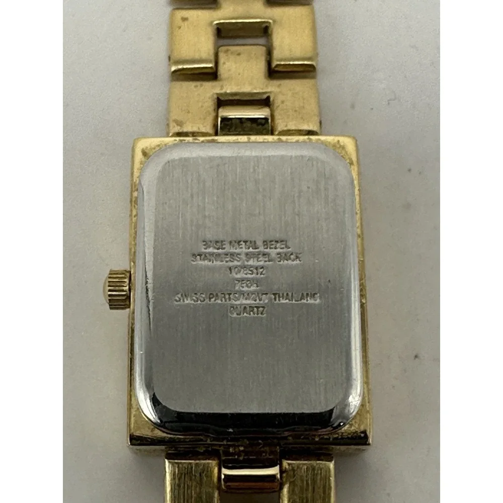 Anne Klein Diamond 10/8512 New Battery Ladies MOP Tank‎ Watch 17MM 7